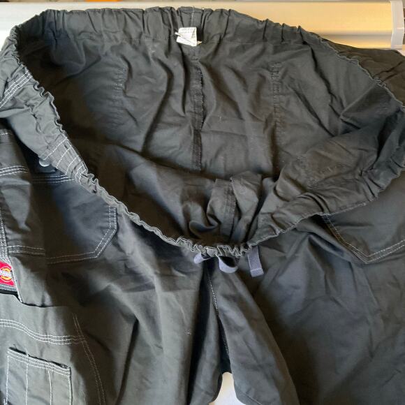 Dickies Women Cargo Pants size 5XL Dark Gray Casual Work Pants Straight Fit - Picture 10 of 11